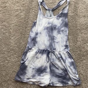 Gray-washed Romper